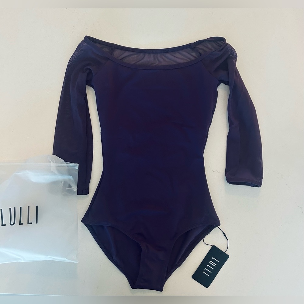 Lilac Long-Sleeve Kids One-Piece Leotard